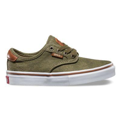 Vans Kids Chima Ferguson Pro (twill Olive) Kids Shoes