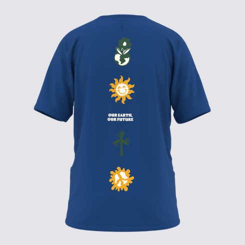 Vans Kids Positivity T-shirt (true Blue)