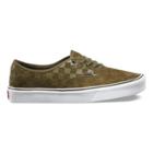 Vans Mens Shoes Skate Shoes Mens Shoes Mens Sandals Authentic Lite (check Dark Olive)