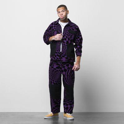 Vans X P.a.m Spiral Checker Cargo Pant (crown Jewel-black)