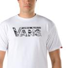 Vans Mens Shoes Skate Shoes Mens Shoes Mens Sandals Classic Logo Fill T-shirt (white/checkered Past)