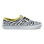Vans Zebra Authentic (green Sheen/true White)
