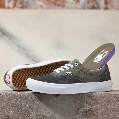 Vans Twill Skate Era Shoe (grape Leaf)