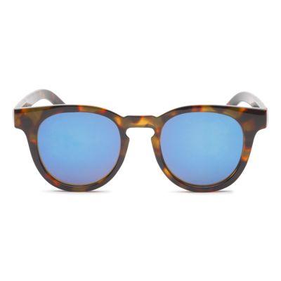 Vans Wellborn Sunglasses (cheetah Tortoise Royal Blue Mirror)