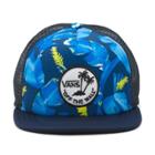 Vans Boys Surf Patch Trucker Hat (dress Blues Bonsai Leaf)
