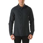 Vans Agate Buttondown Shirt (black/new Charcoal) Mens T-shirts