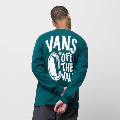 Vans Shadow V Long Sleeve T-shirt (deep Teal)