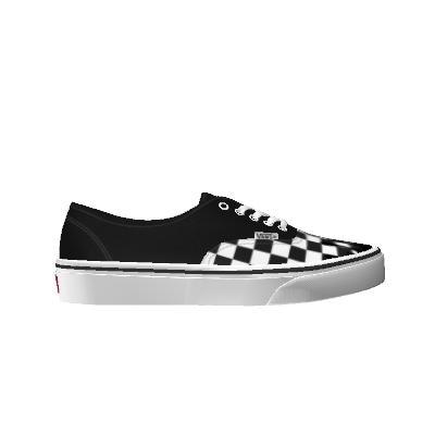 Vans Customs Black Drips Checkerboard Authentic (customs)