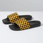 Vans Checkerboard Slide-on (black/mango Mojito)