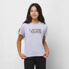 Vans Kids Snowy Leopard Crew Tee (purple Sky)