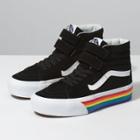 Vans Rainbow Sk8-hi V Platform (black/true White)