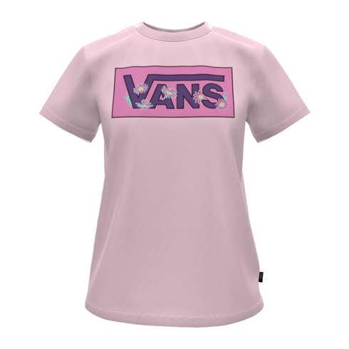 Vans Customs Cool Pink Vans Floral Women's Crew Tee (customs)