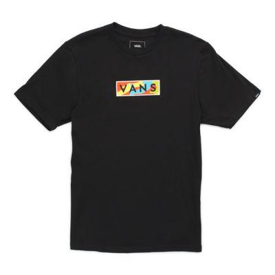 Vans Little Kids Easy Box Fill T-shirt (black/pop Camo)