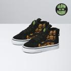 Vans Toddler Glow Pumpkin Sk8-hi Zip (white)