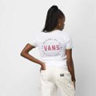 Vans Hall Pass Ringer Tee (white/celadon Green)