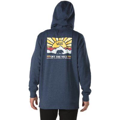 Vans Grizzly Mountain Zip Hoodie (dress Blues Heather)