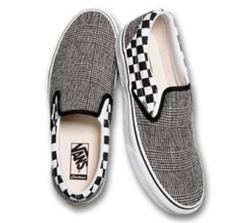 Vans Customs Plaid Slip-on (custom)