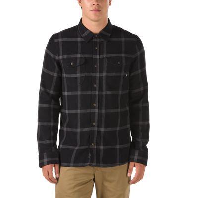 Vans Wayland Flannel Shirt (black Gravel)