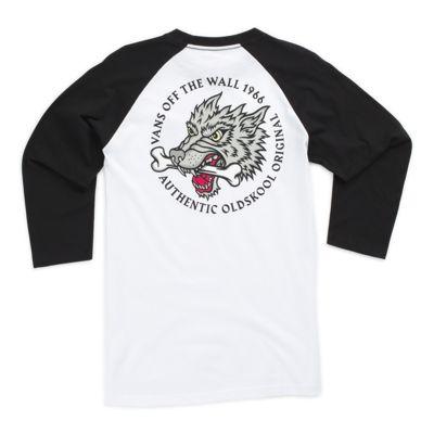 Vans Boys Bad Bone Raglan (white/black)