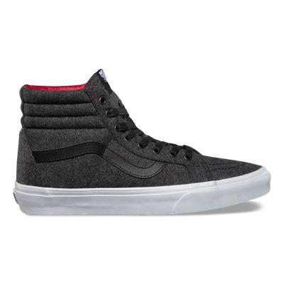 Vans Tweed Sk8-hi Reissue (black/true White)