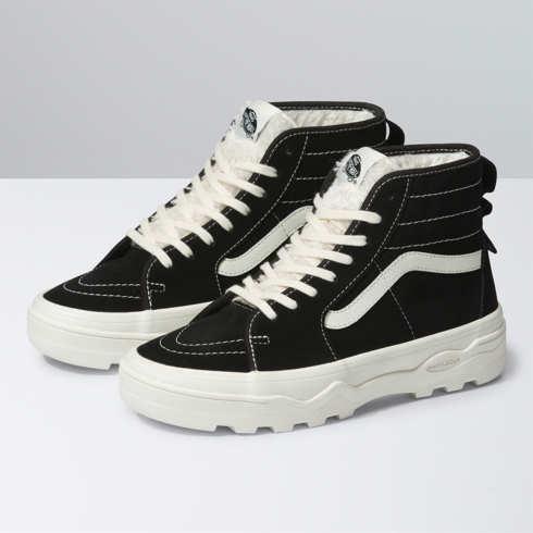 Vans Sherpa Suede Sentry Sk8-hi Wc Shoe (black)