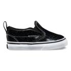 Vans Toddlers Patent Galaxy Slip-on V (black/true White) Kids Shoes