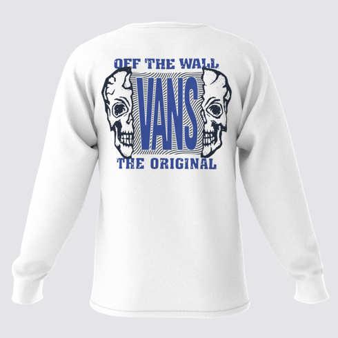 Vans Mind Trip Long Sleeve T-shirt (white)