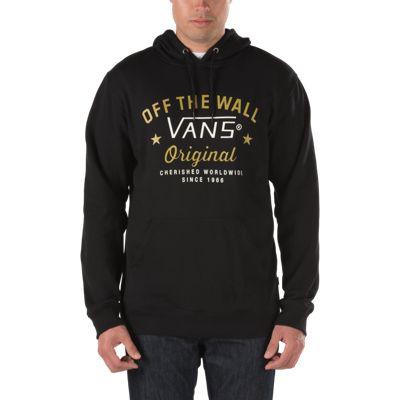 Vans Mens Shoes Skate Shoes Mens Shoes Mens Sandals Glencrest Pullover Hoodie (black)