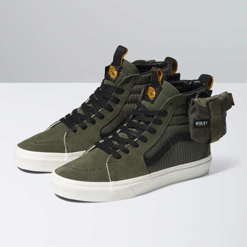 Vans Sk8-hi Cmmnty (tactical Utility Grape Leaf)
