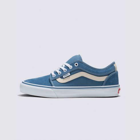 Vans Chukka Low Sidestripe Shoe (cream/light Navy)