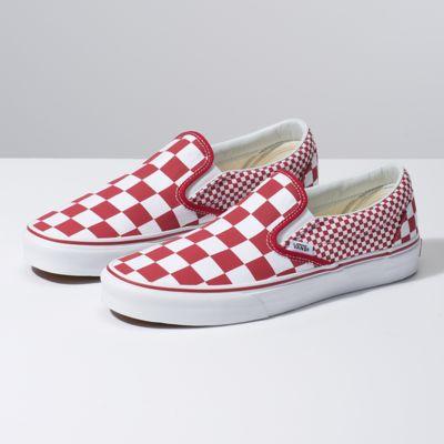 Vans Mix Checker Slip-on (chili Pepper/true White)