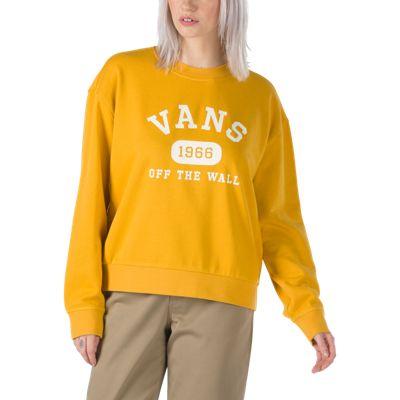 Vans Phys Ed Crop Crew Pullover (mango Mojito)