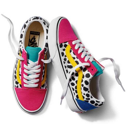 Vans Customs Dalmatian Color Block Old Skool (customs)