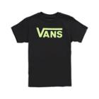 Vans Little Kids Vans Classic T-shirt (black/sharp Green)
