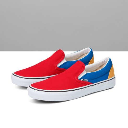 Vans Customs Primary Color Block Slip-on Wide (customs)