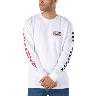 Vans X Independent Checkerboard Long Sleeve T-shirt (white)