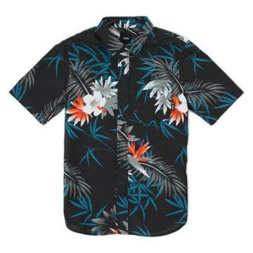 Vans Boys Peace Out Floral Buttondown Shirt (peace Out Floral)