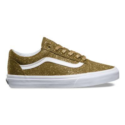 Vans Lurex Glitter Old Skool (gold True White)