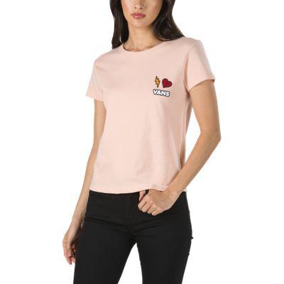 Vans Patchwork Baby Tee (rose Cloud)