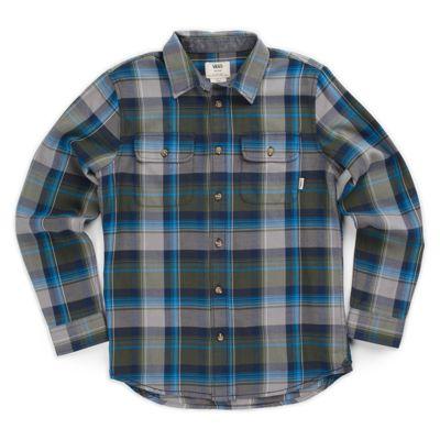 Vans Boys Elm Shirt (surplus Green) T-shirts: Large