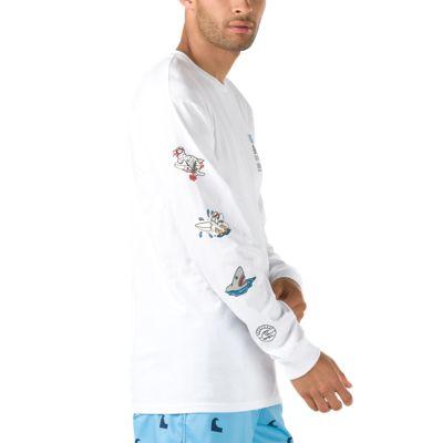 Vans 2018 Vuso Dirty Bird & Friends Long Sleeve T-shirt (white)