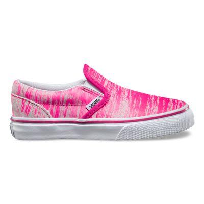 Vans Kids Brushed Metallic Slip-on (pink) Kids Shoes