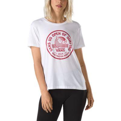 Vans Us Open Logo Crew Tee (white)