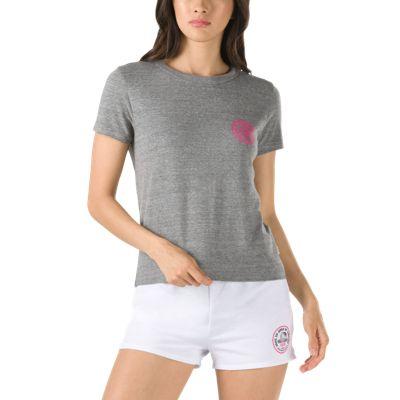 Vans 2018 Vuso Small Logo Baby Tee (grey Heather)