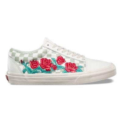 Vans Rose Embroidery Old Skool Dx (marshmallow/turtledove)