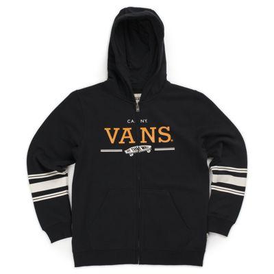 Vans Mens Shoes Skate Shoes Mens Shoes Mens Sandals Shoes Mens Shoes Boys Relton Zip Hoodie (black)