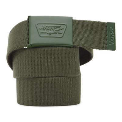 Vans Knox Web Belt (surplus Green/black) Mens Belts