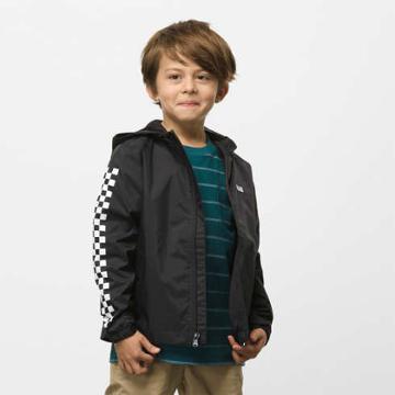 Vans Little Kids Garnett Windbreaker Jacket (black)