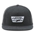 Vans Full Patch Snapback Hat (asphalt Heather Felt)
