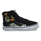 Vans Kids Decay Palms Sk8-hi Zip (black/true White)